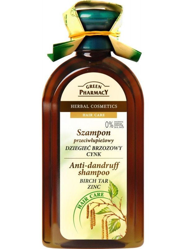 green pharmacy szampon przeciwłupieżowy dziegieć brzozowy cynk 350ml
