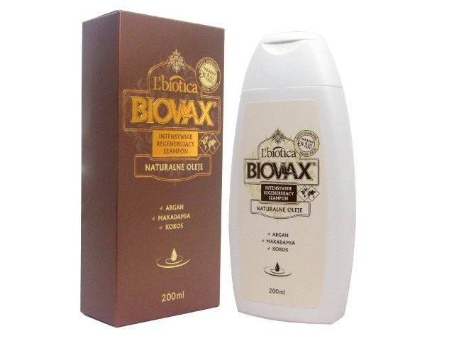 biovax szampon intensywnie regenerujący argan makadamia kokos biovax