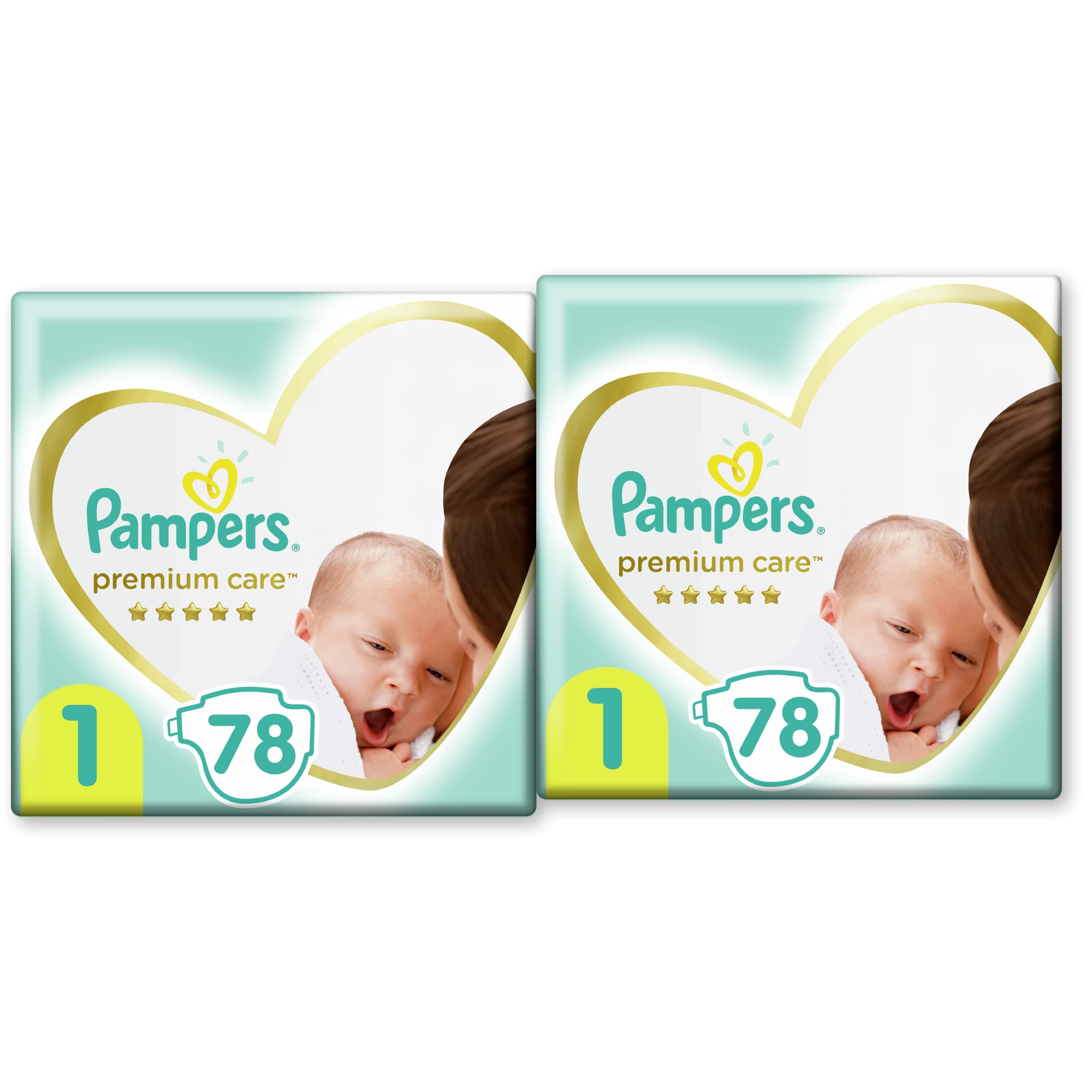 pampers premium care newborn 1 pieluszki 2-5 kg 88 sztuk