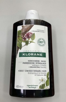 klorane szampon z chininą 400ml