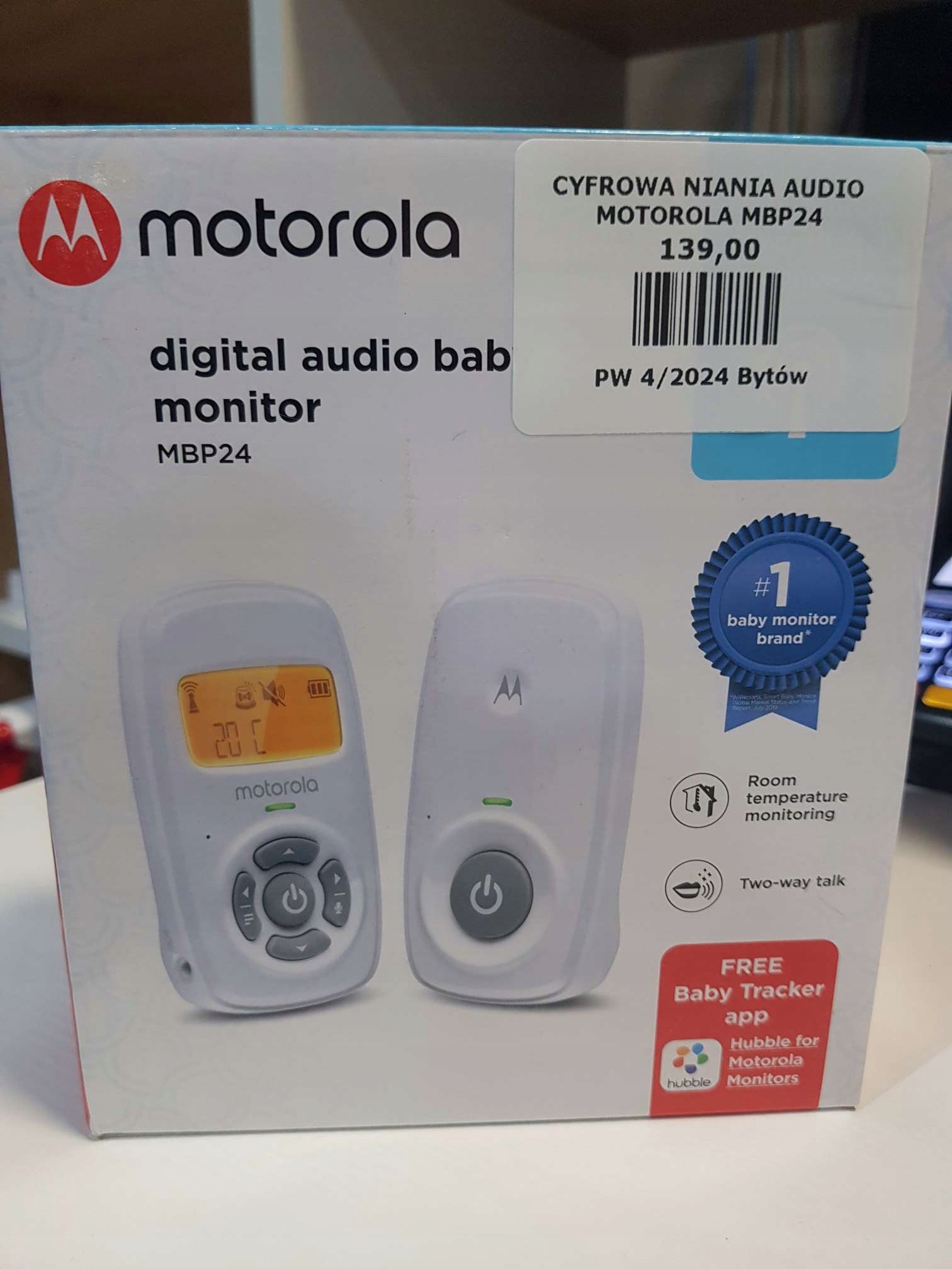 Cyfrowa niania elektroniczna Motorola MBP24