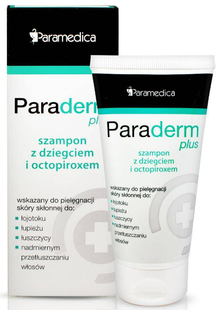źródło www.doz.pl szampon paraderm z dziegciem