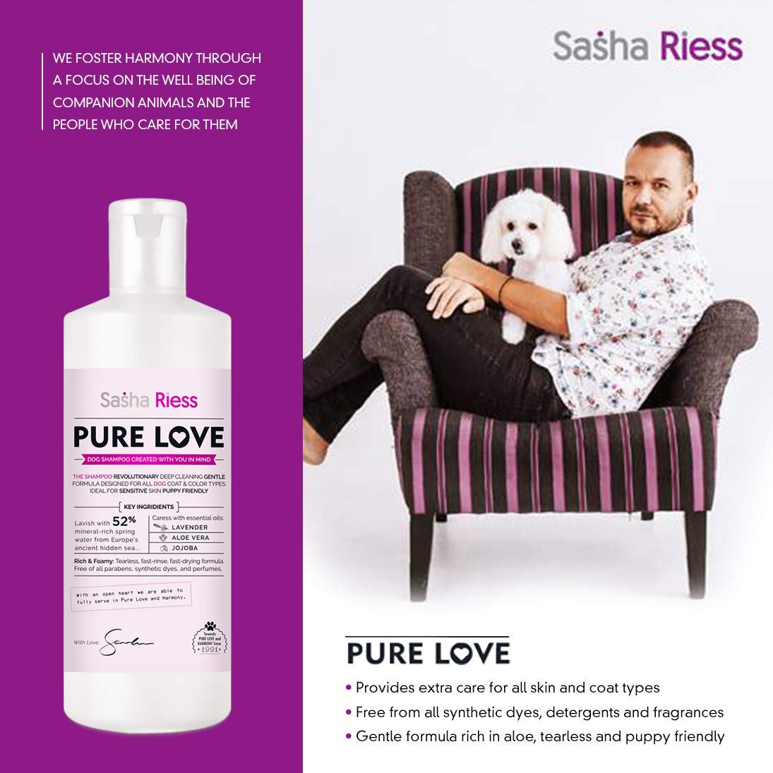 szampon dla psów sasha riess