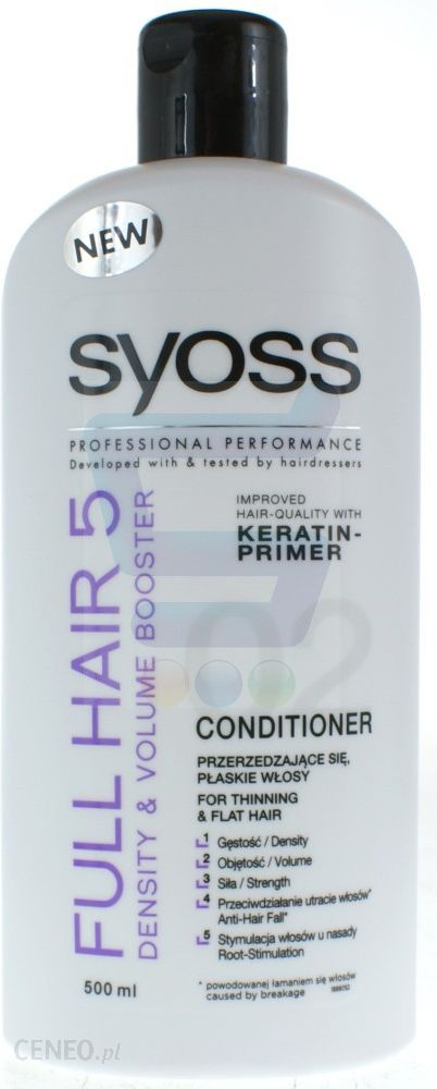 szampon do włosów full hair 5 density & volume booster