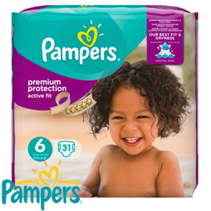 pampers 6 active fit